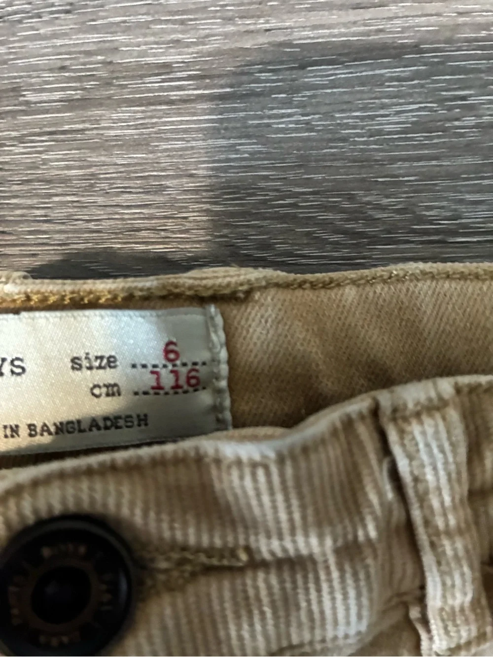 Zara Boys Tan Slim-Fit Pants